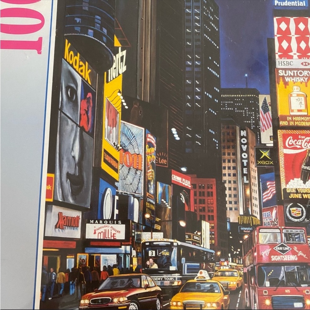 NIB Ravensburger 1,000 Piece Puzzle Times Square, NYC Softclick Technology - Picture 4 of 8